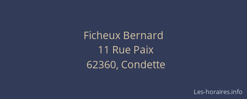 Ficheux Bernard