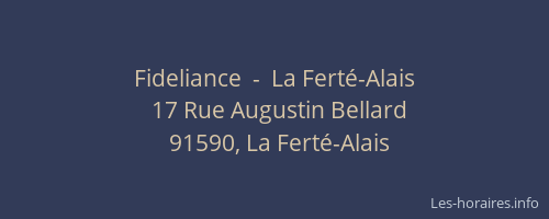 Fideliance  -  La Ferté-Alais