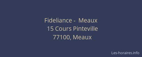 Fideliance -  Meaux