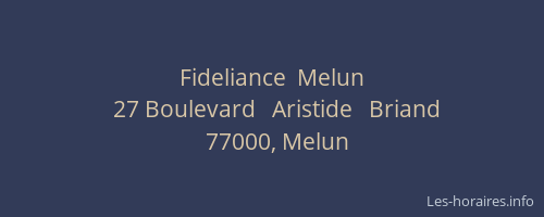 Fideliance  Melun