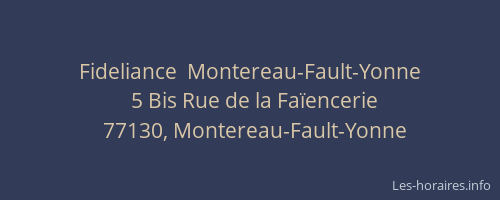 Fideliance  Montereau-Fault-Yonne
