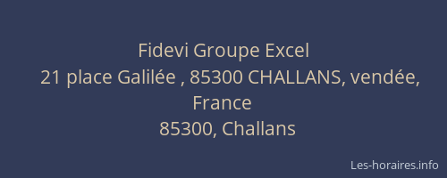 Fidevi Groupe Excel