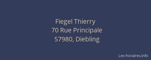 Fiegel Thierry