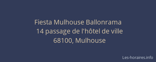 Fiesta Mulhouse Ballonrama