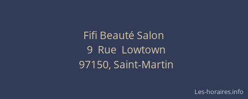 Fifi Beaut&eacute; Salon