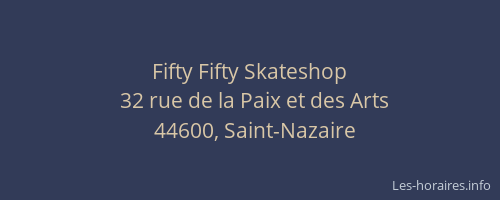 Fifty Fifty Skateshop