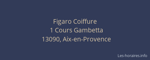 Figaro Coiffure
