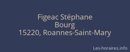 Figeac Stéphane