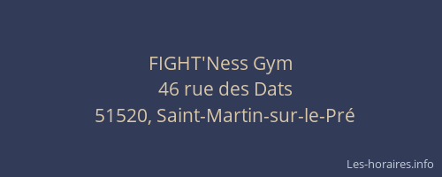 FIGHT'Ness Gym