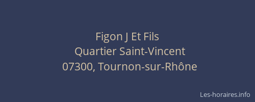Figon J Et Fils