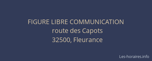 FIGURE LIBRE COMMUNICATION