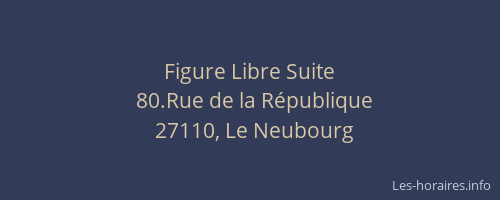 Figure Libre Suite