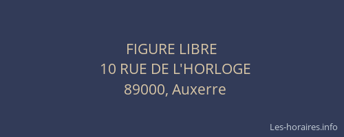 FIGURE LIBRE