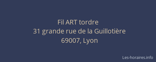 Fil ART tordre