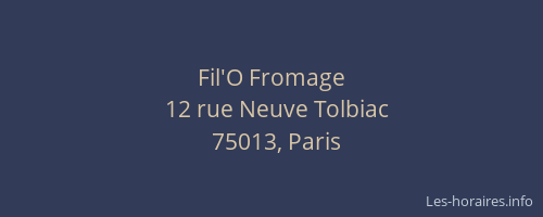 Fil'O Fromage