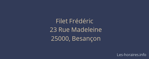 Filet Frédéric