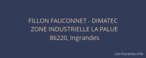 FILLON FAUCONNET - DIMATEC