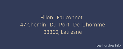Fillon   Fauconnet