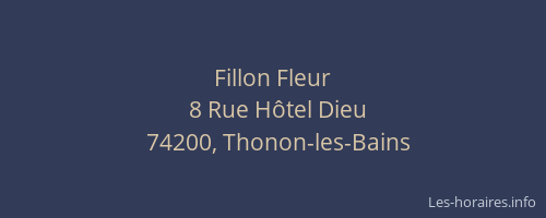 Fillon Fleur
