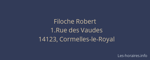 Filoche Robert