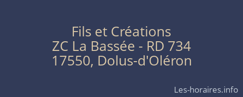 Fils et Créations