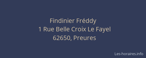 Findinier Fr&eacute;ddy