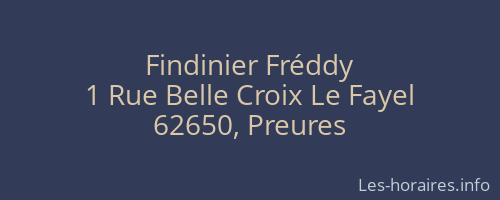 Findinier Fréddy