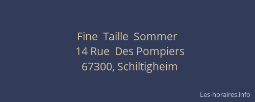 Fine  Taille  Sommer