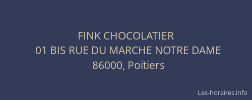 FINK CHOCOLATIER