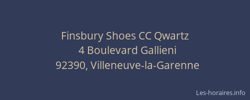 Finsbury Shoes CC Qwartz