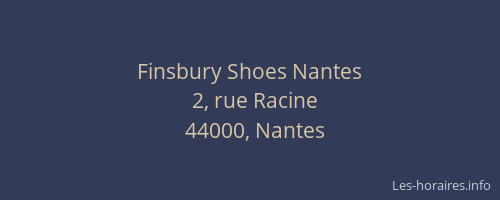 Finsbury Shoes Nantes