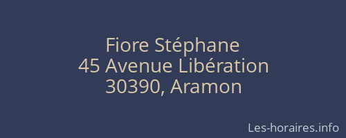 Fiore Stéphane