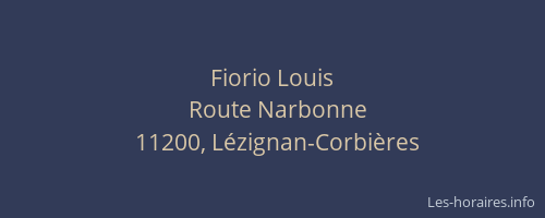 Fiorio Louis