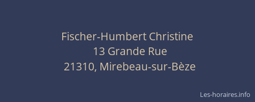Fischer-Humbert Christine