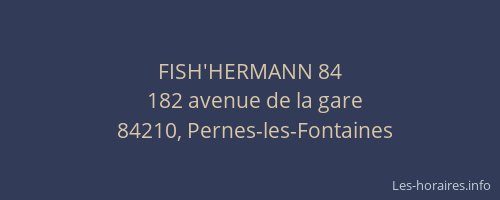 FISH'HERMANN 84