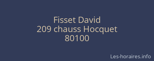 Fisset David