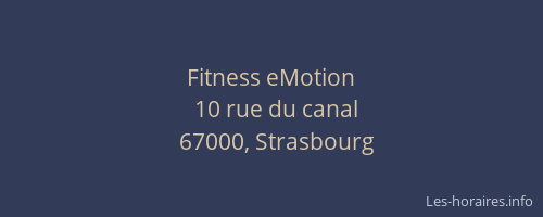 Fitness eMotion