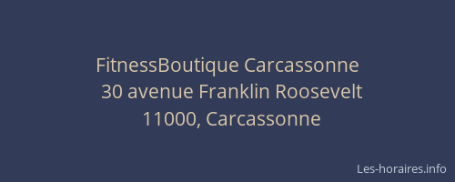 FitnessBoutique Carcassonne