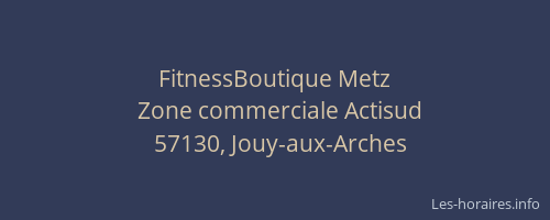 FitnessBoutique Metz