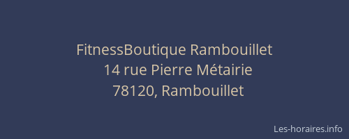 FitnessBoutique Rambouillet