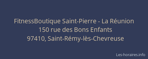 FitnessBoutique Saint-Pierre - La R&eacute;union
