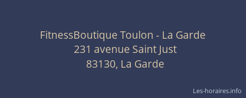 FitnessBoutique Toulon - La Garde