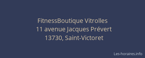FitnessBoutique Vitrolles