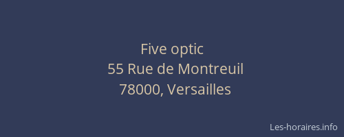 Five optic