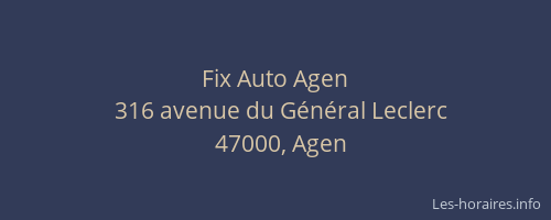Fix Auto Agen