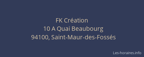 FK Cr&eacute;ation