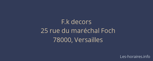 F.k decors