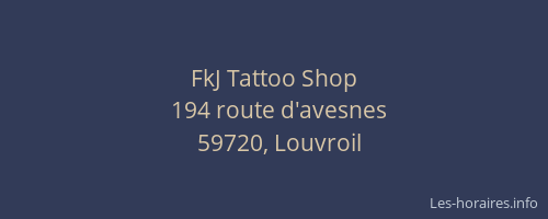 FkJ Tattoo Shop