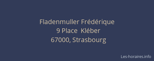Fladenmuller Frédérique