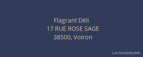 Flagrant D&eacute;li